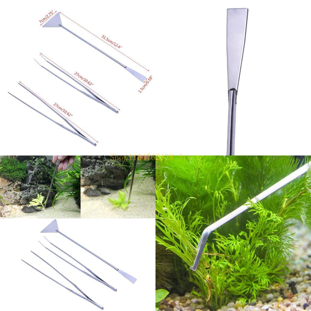 Planted Aquarium For Sale - 3-Pack аквариумный пинцет, шпатель, инструменты, набор