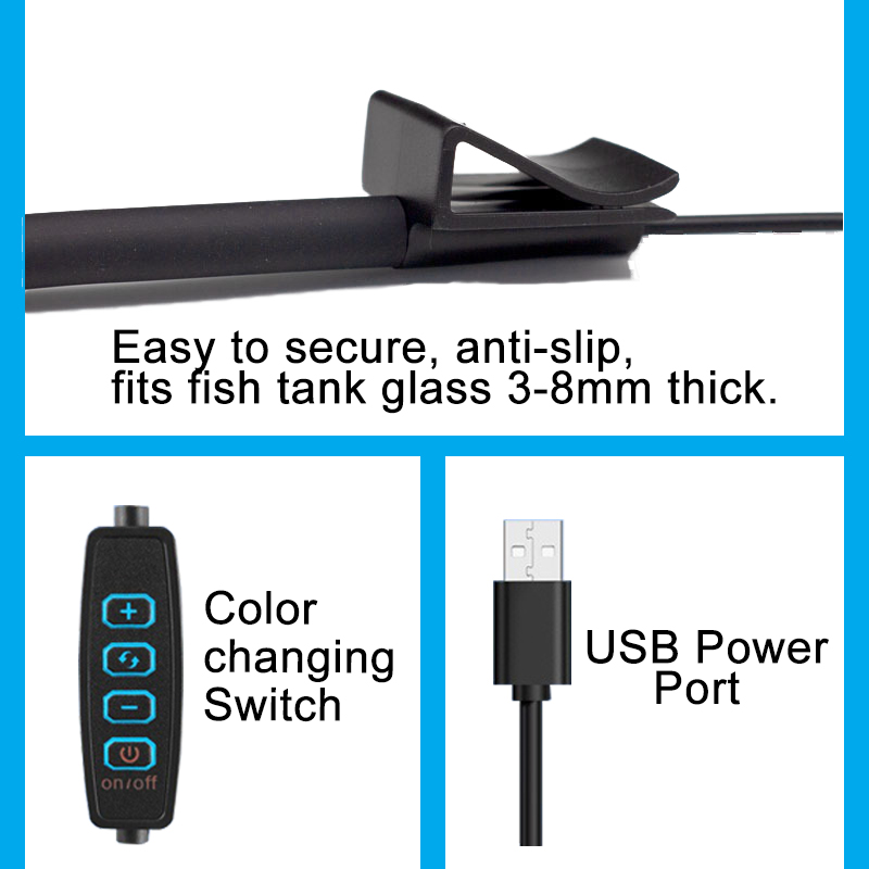 USB светодиодная лампа для акв – обзор и цена Led Planted Tank Light