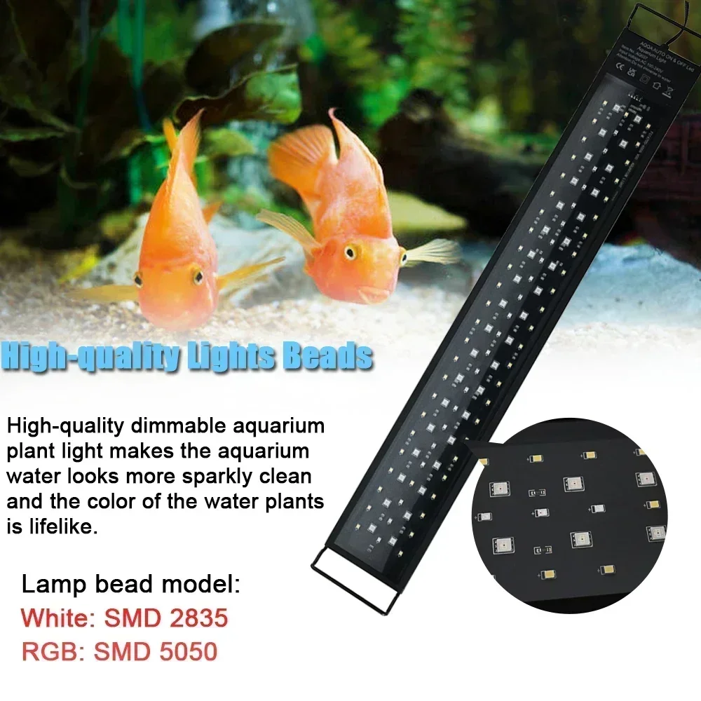 Водонепроницаемая IP68 осветит – обзор и цена Led Planted Tank Light